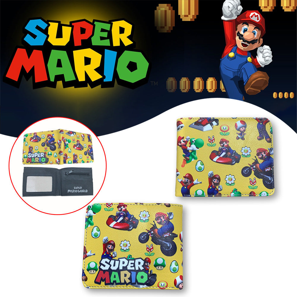 محفظة من جلد البولي يوريثان بطبعة سوبر ماريو كارت 30