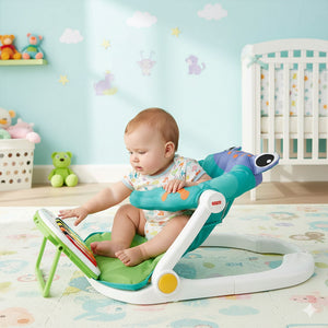 مقعد أطفال قابل للطي مع مركز أنشطة البيانو