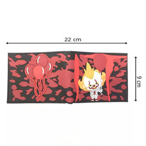 محفظة من مادة PVC الكرتونية من It Pennywise مع حامل بطاقة 10