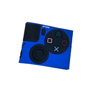 محفظة جلدية لوحدة تحكم بلاي ستيشن باللون الازرق 14