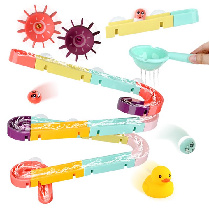 Bath toys water tracks 