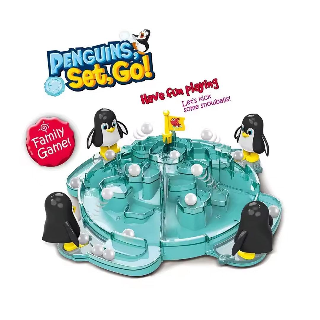 Penguin game on the table