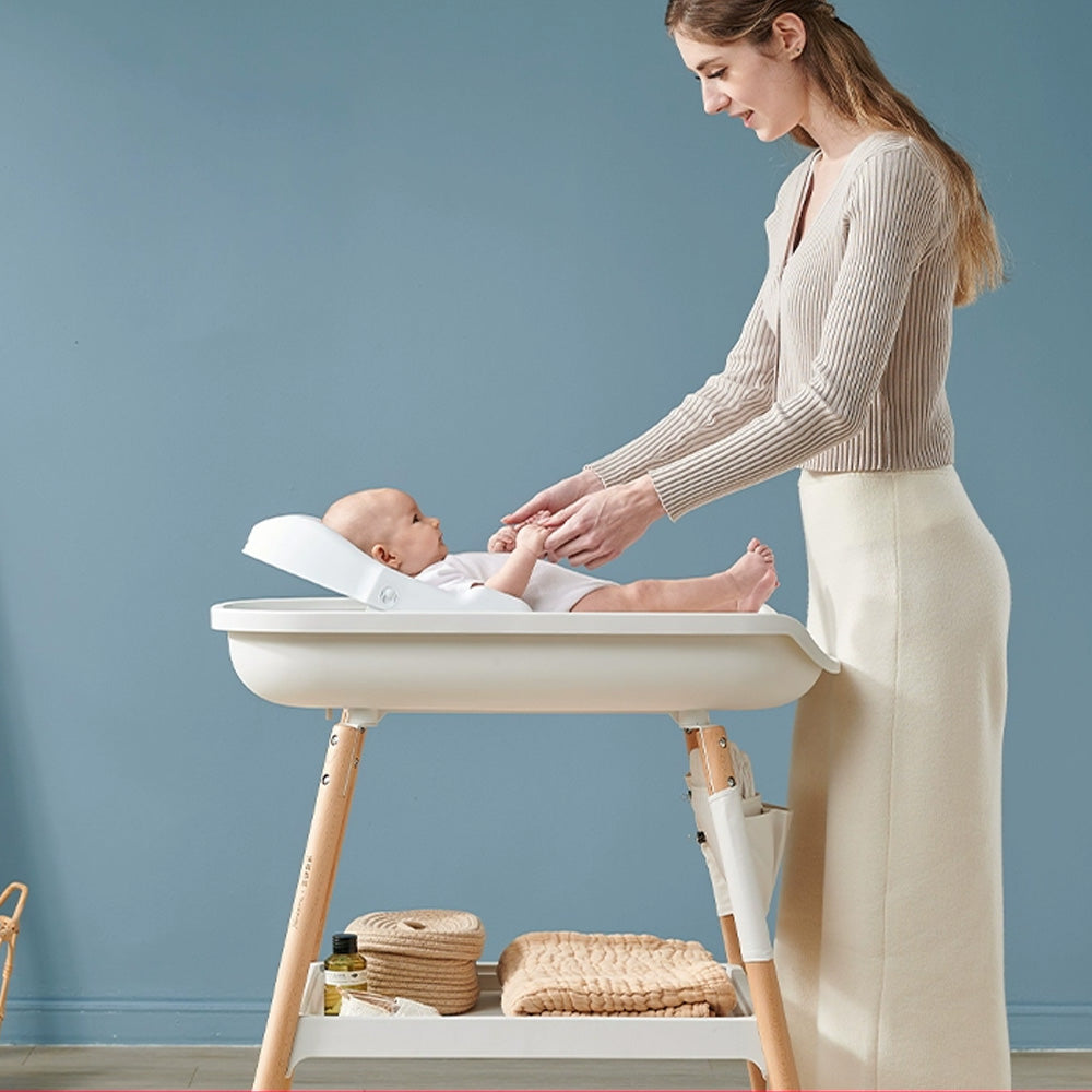 طاولة استحمام وتغيير حفاضات متعددة الوظائف للأطفال