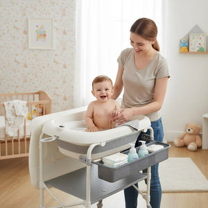 طاولة تغيير حفاضات الأطفال القابلة للطي 6 في 1 من بوبي بابا CB82