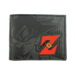 محفظة Dragonball Z Goku Metal Badge "Z" ثنائية الطي45