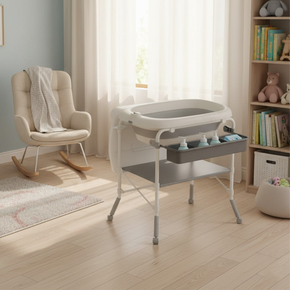 طاولة تغيير حفاضات الأطفال القابلة للطي 6 في 1 من بوبي بابا CB82