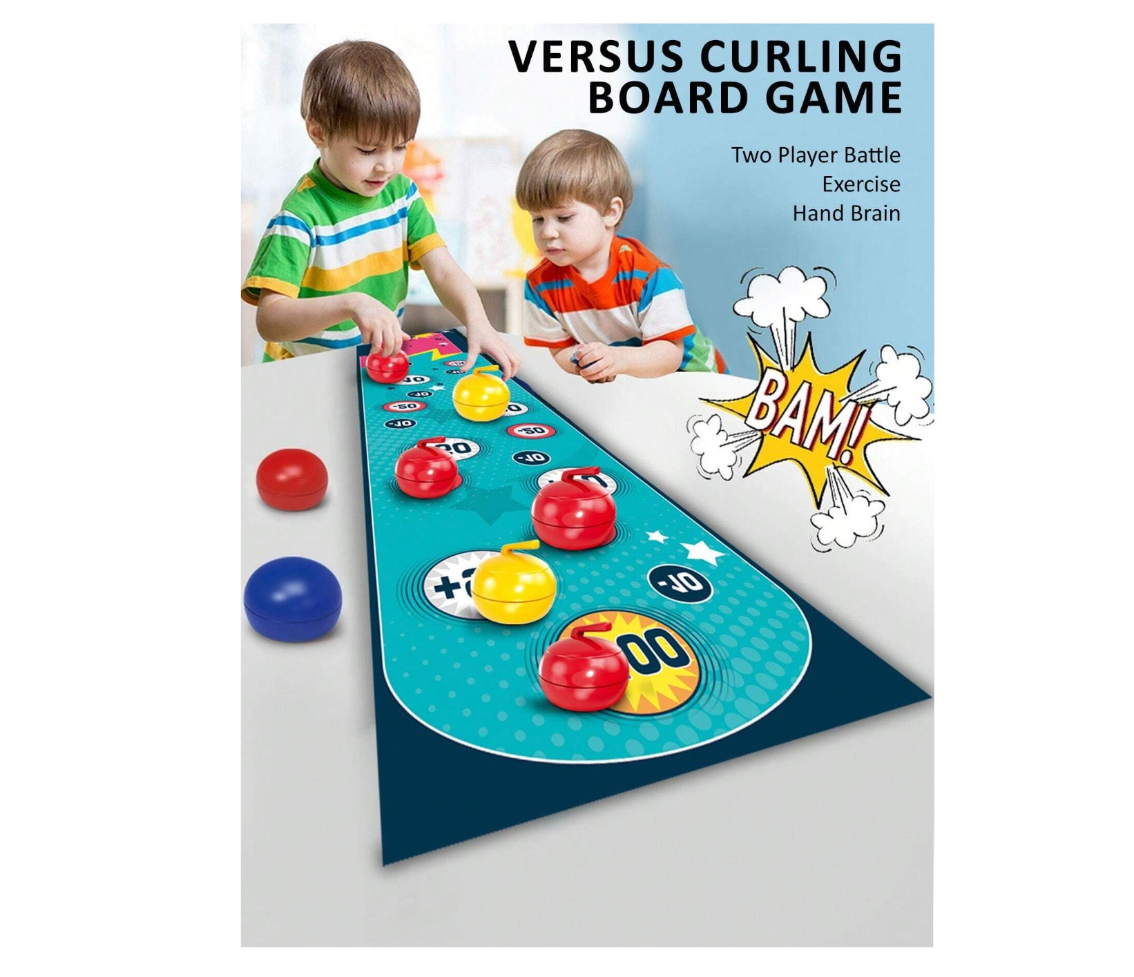 Digital dot curling games