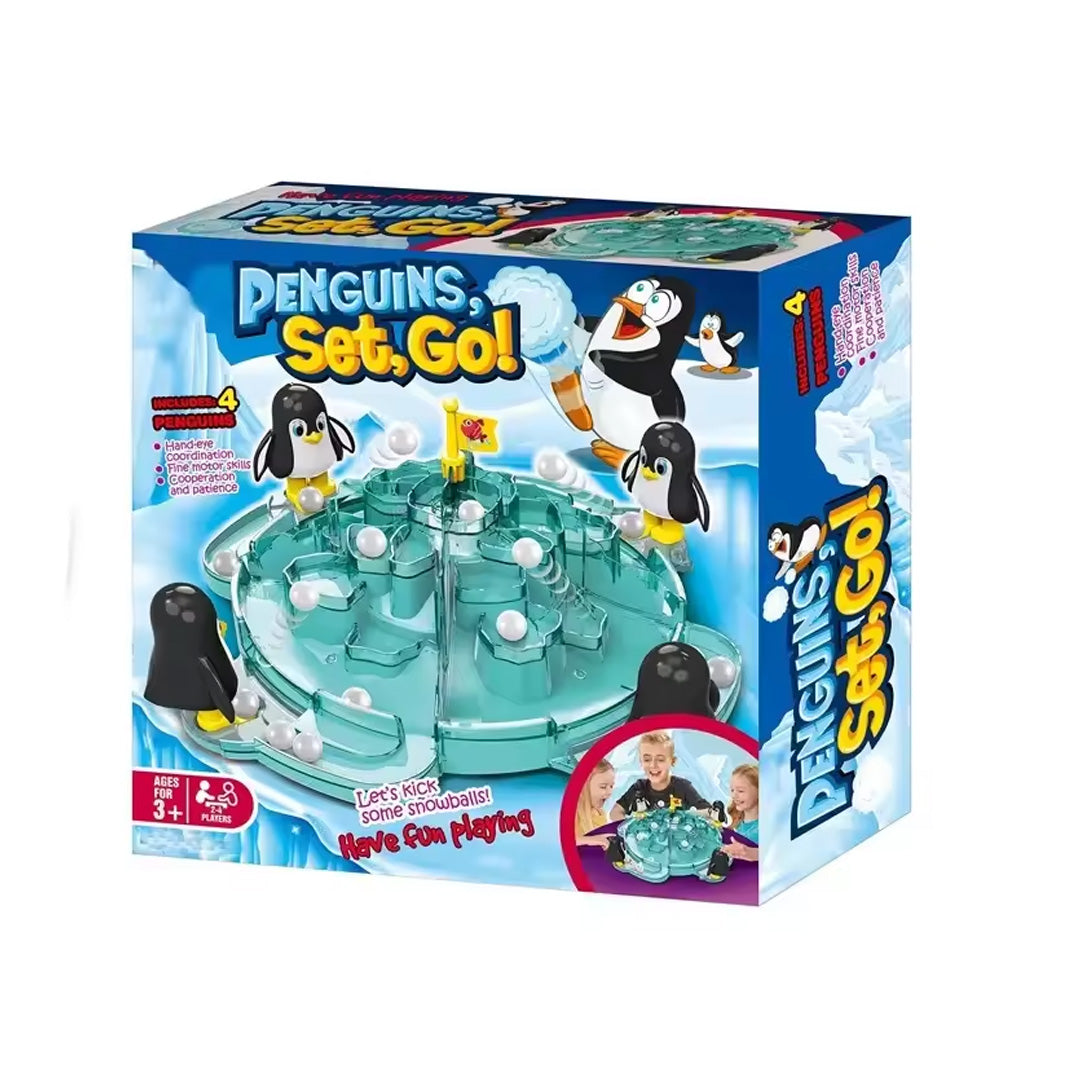 Penguin game on the table