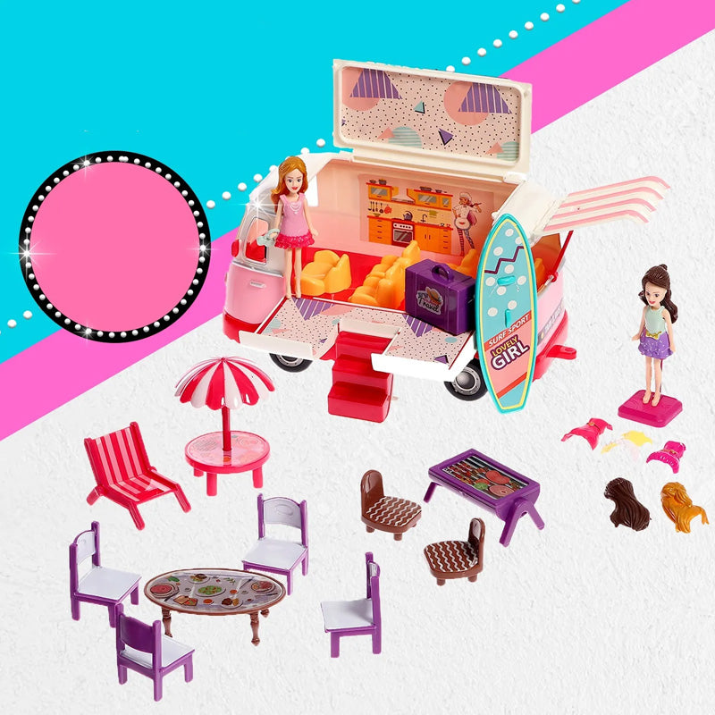 مجموعة ألعاب سفر الدمى