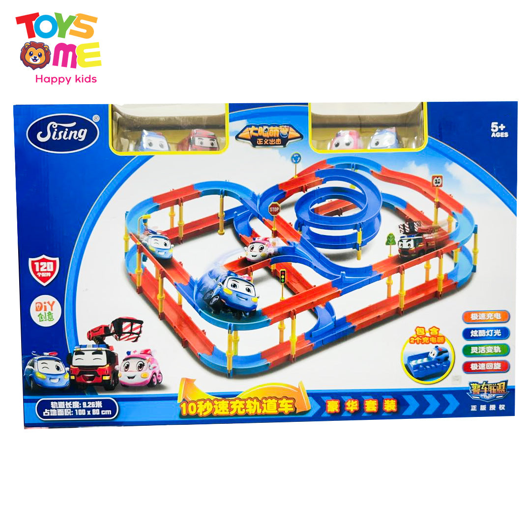 Police Car Alliance Children's Railway Car Toy...