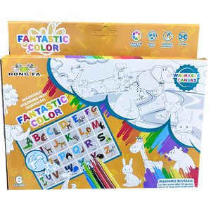 Washable coloring mat