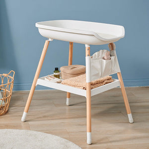 طاولة استحمام وتغيير حفاضات متعددة الوظائف للأطفال