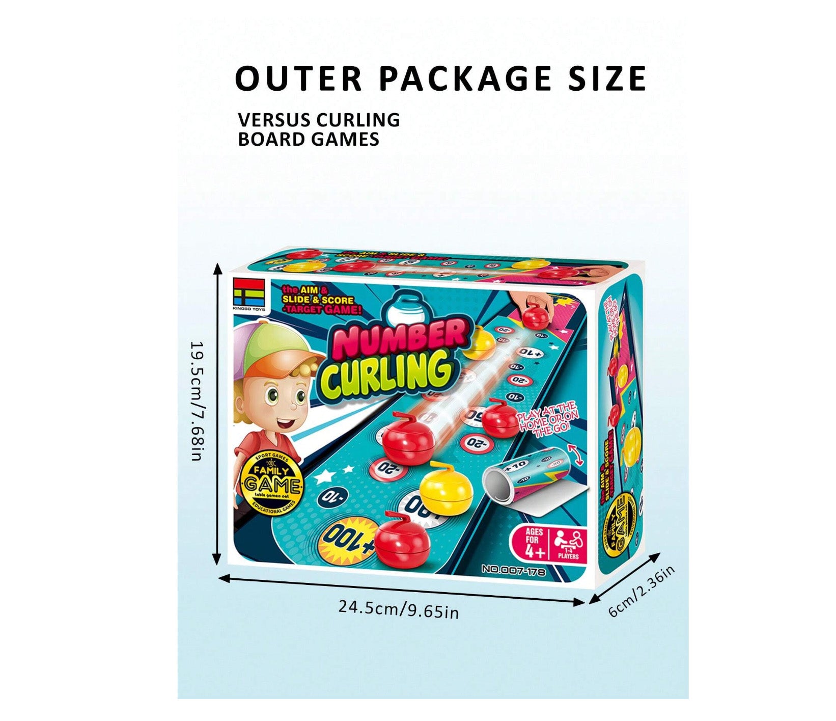 Digital dot curling games