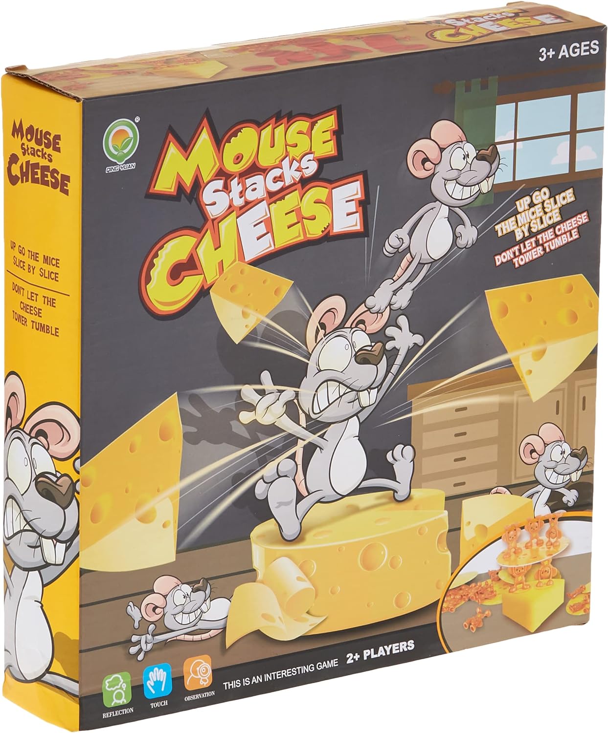 Power Joy, Mouse Game, and Cheese Stack