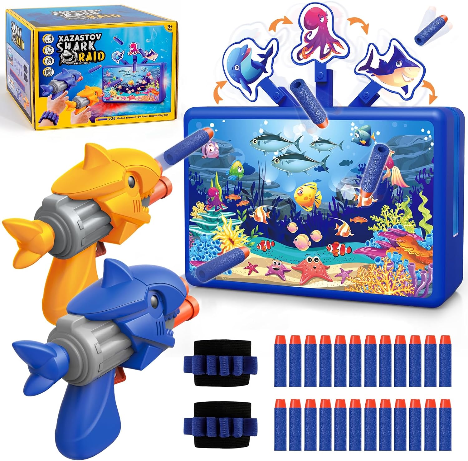 Aquarium shooting game 