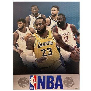 بوستر نجوم دوري (8 بوسترات متنوعة) NBA - تصميم مميز للاعبين الأسطوريين