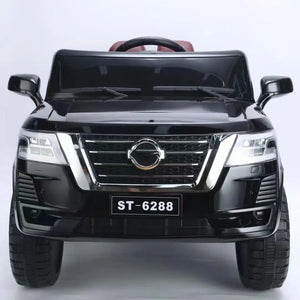 سيارة نيسان كهربائية للأطفال بجهد 12 فولت / أسود
