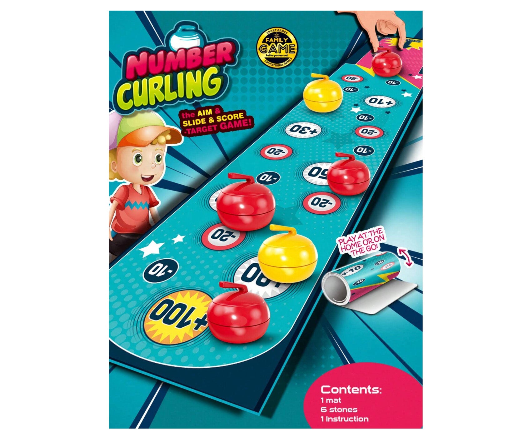 Digital dot curling games