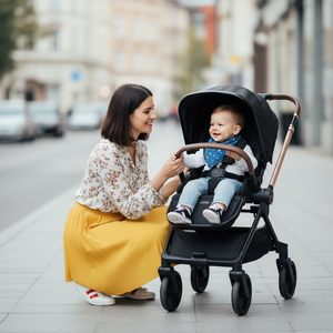 عربة الأطفال كيديلو بسلة كبيرة