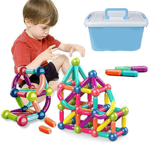 Magnetic sticks with balls – 84 pieces