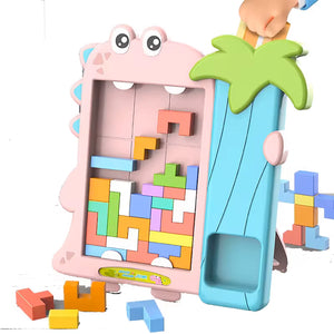 Tetris games on a stand 