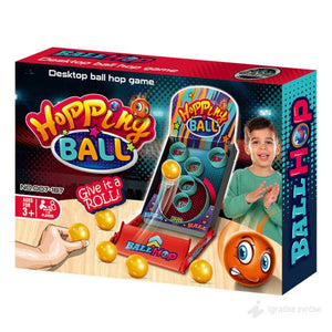 Small and portable bowling ball game