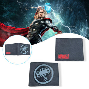 محفظة جلدية PU مطبوعة بشعار Thor 22